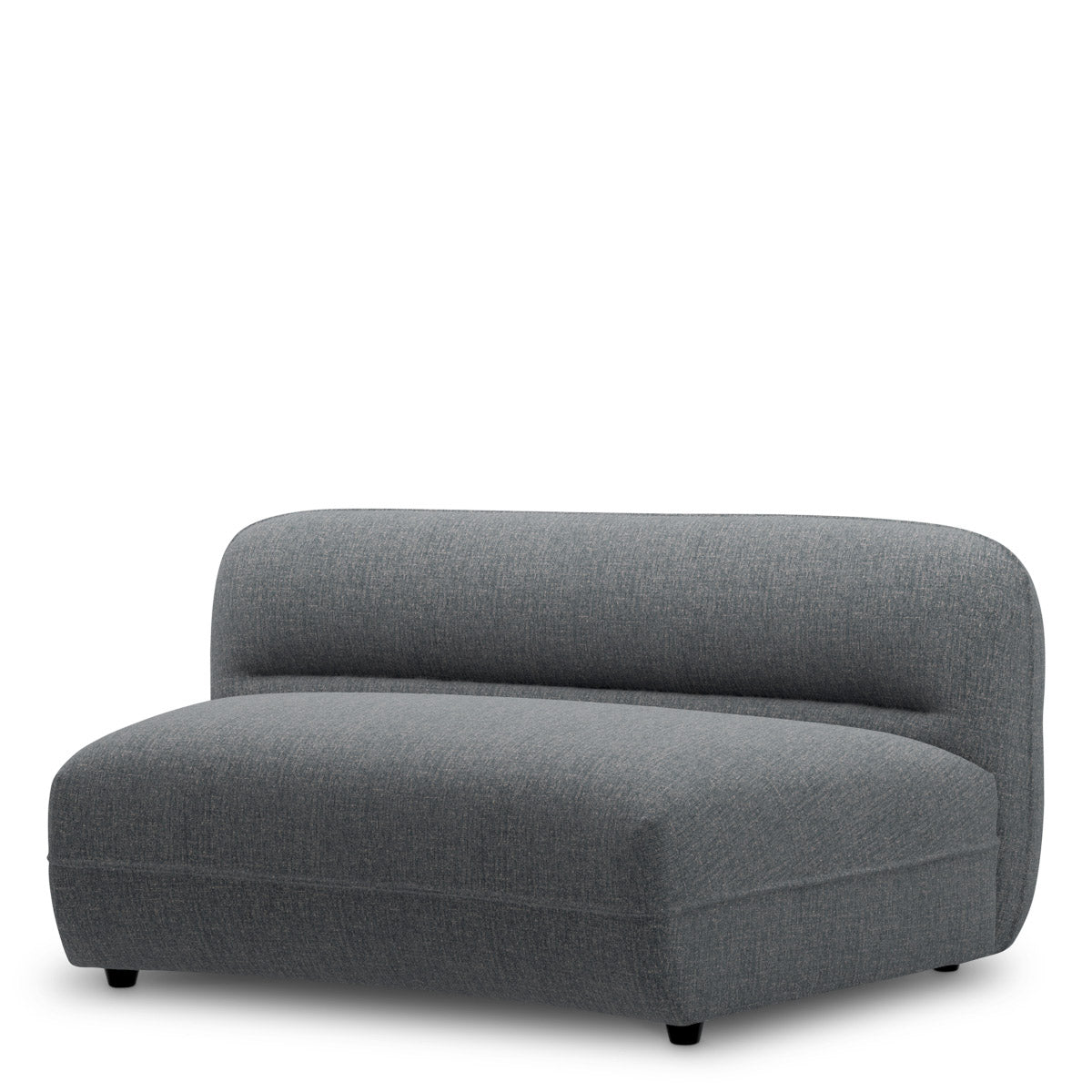 Modular Sofa Grand Avenue - Middle Hastings light blue | black feet 100% polyester Chairs & Sofas CMA0213