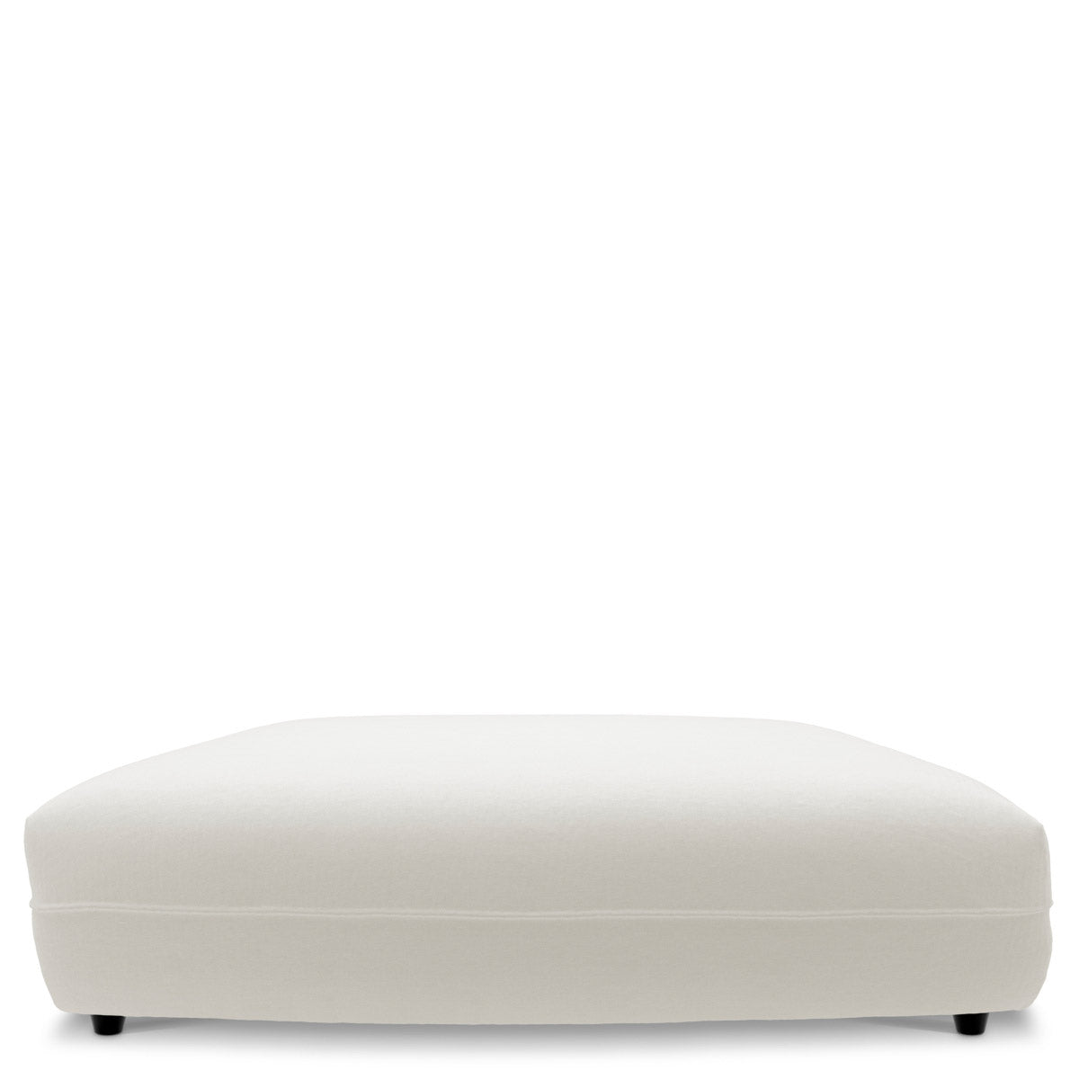 Modular Sofa Grand Avenue - Ottoman Muslin white | black feet Chairs & Sofas CMA0214 3