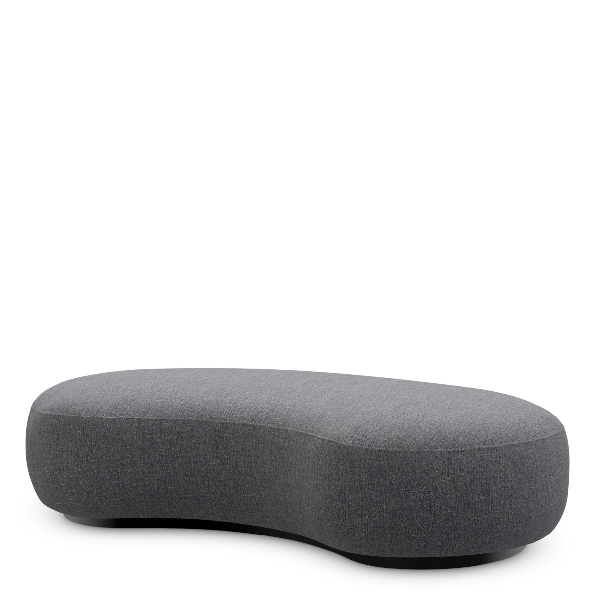 Bench Bjorn Hastings light blue | black base 100% polyester Chairs & Sofas CMA0248