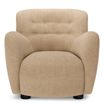Chair Bixby Stratford sand | black feet 83% rayon | 17% cotton Chairs & Sofas CMA0253 3