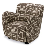 Chair Bixby Davenport dark brown | black feet 52% polyester | 48% olefin Chairs & Sofas CMA0255 2