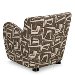 Chair Bixby Davenport dark brown | black feet 52% polyester | 48% olefin Chairs & Sofas CMA0255 4