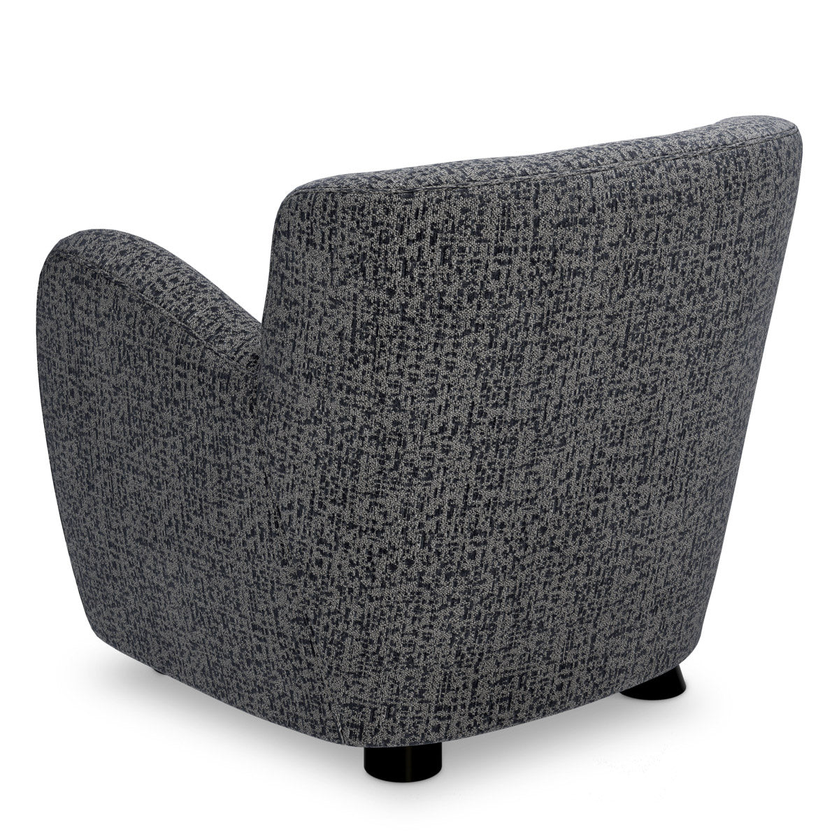 Chair Bixby Montclair blue | black feet 67% polyester | 20% cotton | 13% rayon Chairs & Sofas CMA0256 4