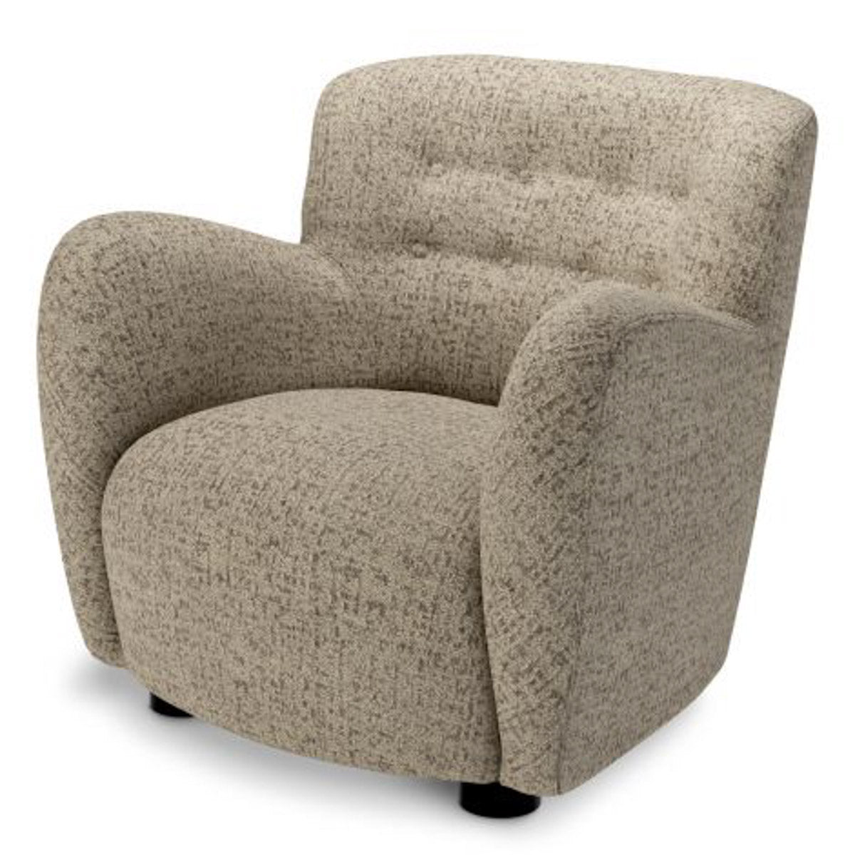 Chair Bixby Montclair warm grey | black feet 67% polyester | 20% cotton | 13% rayon Chairs & Sofas CMA0258 9