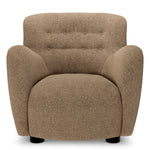 Chair Bixby Hastings brown | black feet 100% polyester Chairs & Sofas CMA0259 3