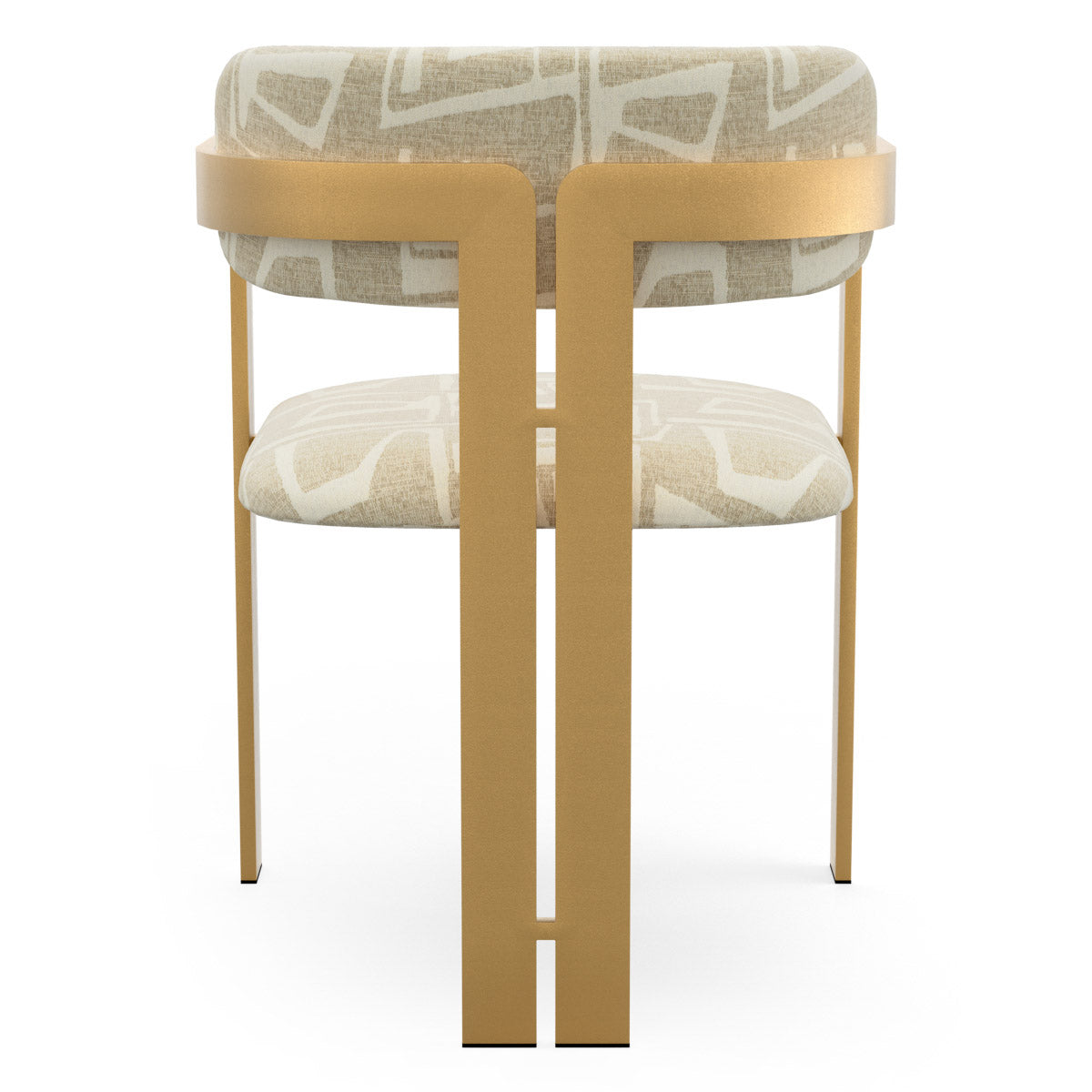 Dining Chair Donato Brushed brass finish | davenport light grey 52% polyester | 48% olefin Chairs & Sofas CMA0268 4