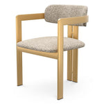 Dining Chair Donato Brushed brass finish | montclair silver 67% polyester | 20% cotton | 13% rayon Chairs & Sofas CMA0271 14