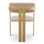 Dining Chair Donato Brushed brass finish | hastings beige 100% polyester Chairs & Sofas CMA0275 4