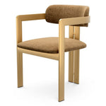 Dining Chair Donato Brushed brass finish | hastings camel 100% polyester Chairs & Sofas CMA0277 9
