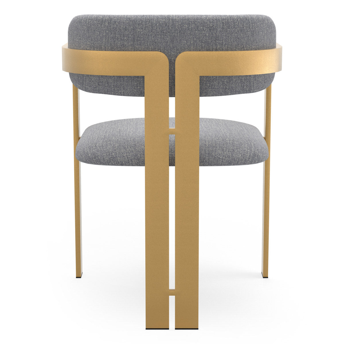 Dining Chair Donato Brushed brass finish | hastings light blue 100% polyester Chairs & Sofas CMA0278 4