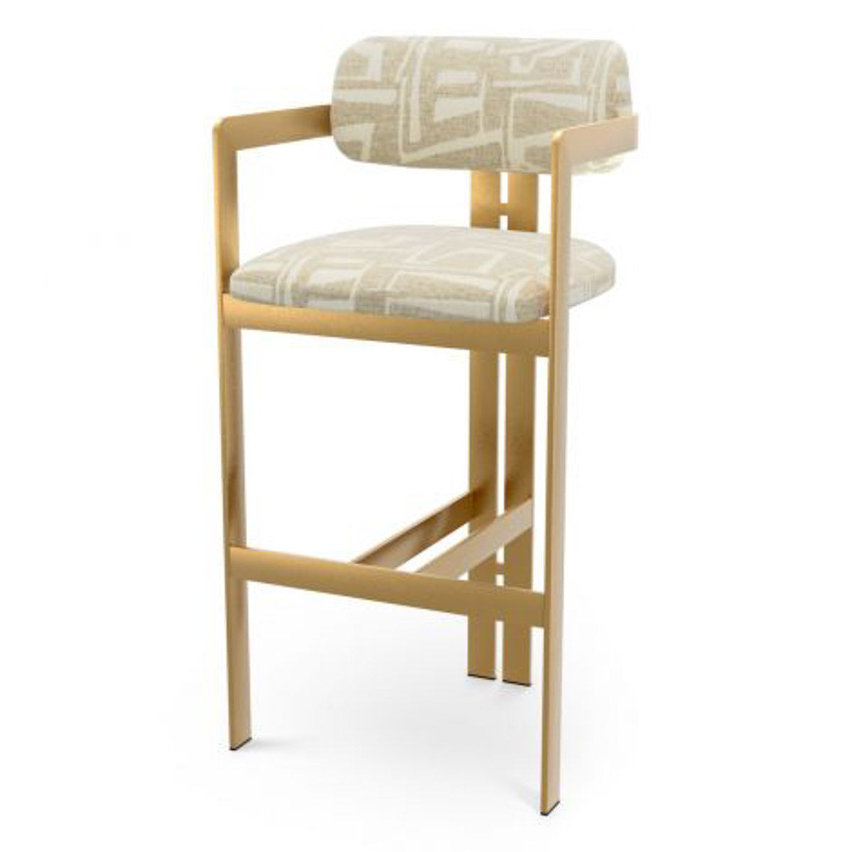 Bar Stool Donato - Muslin White