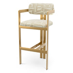 Bar Stool Donato - Muslin White