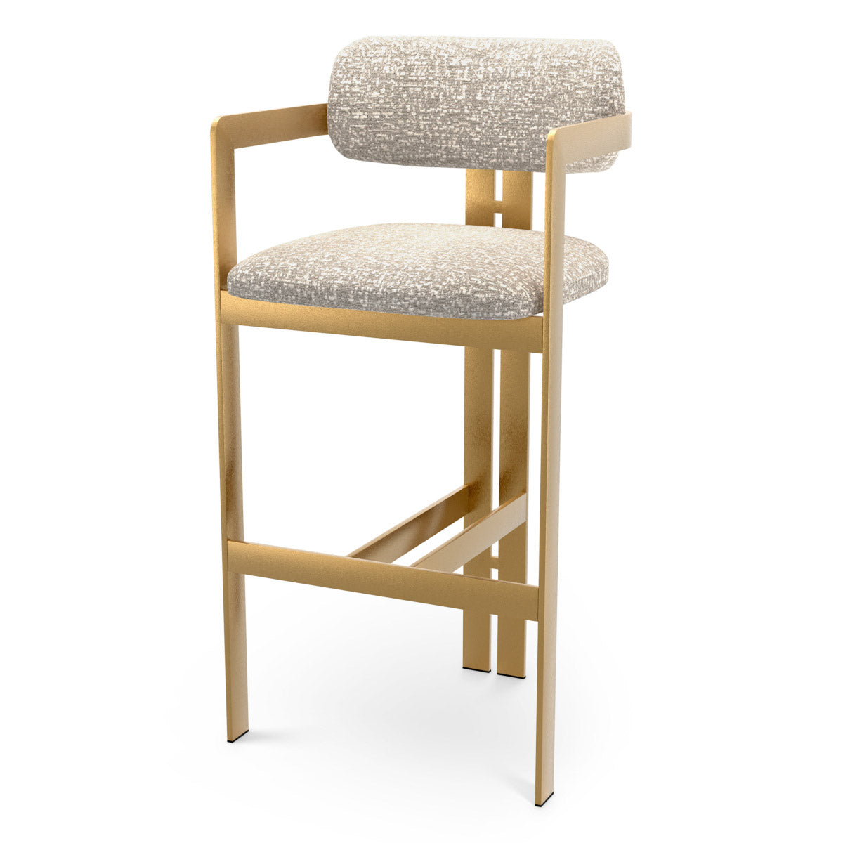 Bar Stool Donato - Muslin White