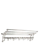 Eichholtz Coatrack Hudson S The nickel finished Hudson S Coatrack is reminiscent of the luggage racks in old steam