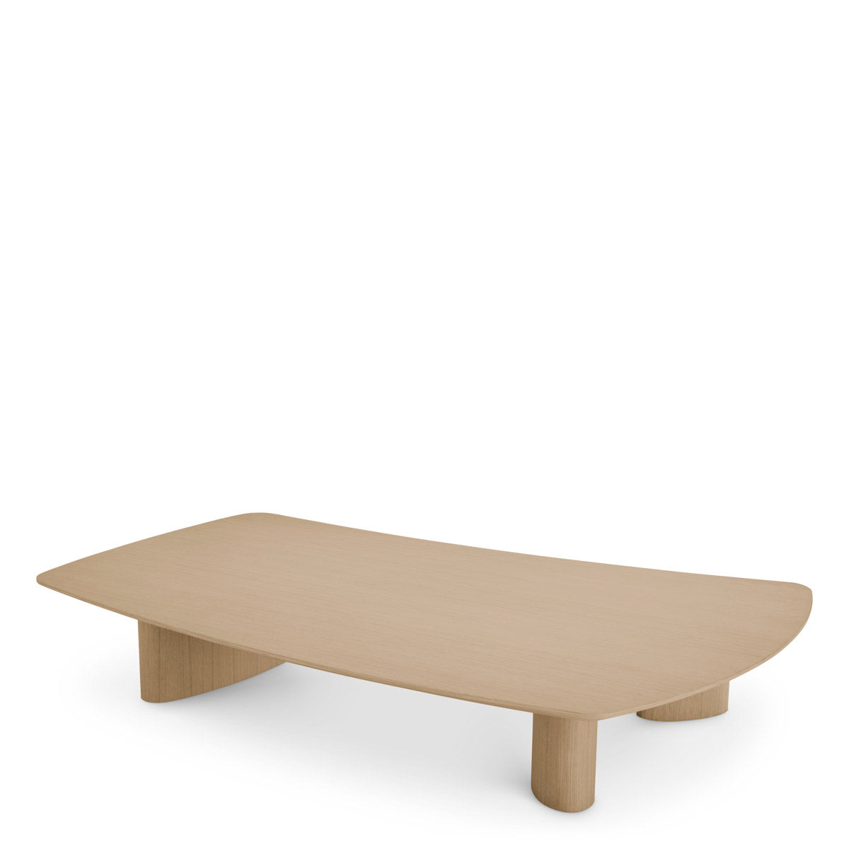 Eichholtz Coffee Table Bergman sophistication. Meticulously crafted with a lustrous natural oak veneer, its low profile silhouette adds a