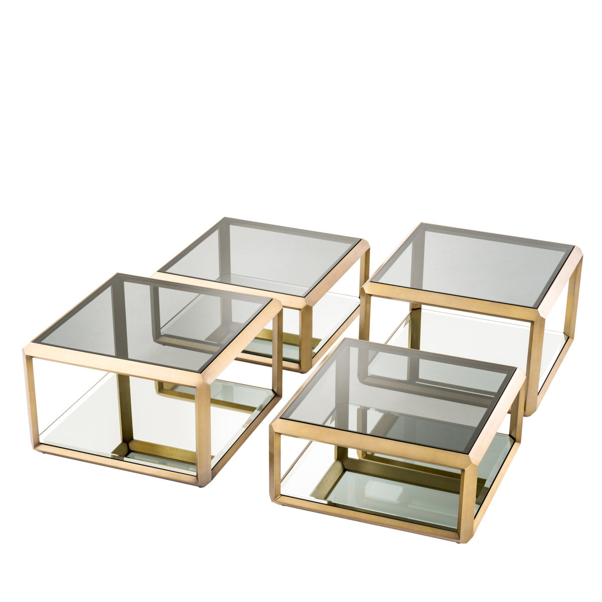 Eichholtz Coffee Table Callum set of 4 Eichholtz this coffee table pairs refined design with elevated materials for a statement in any