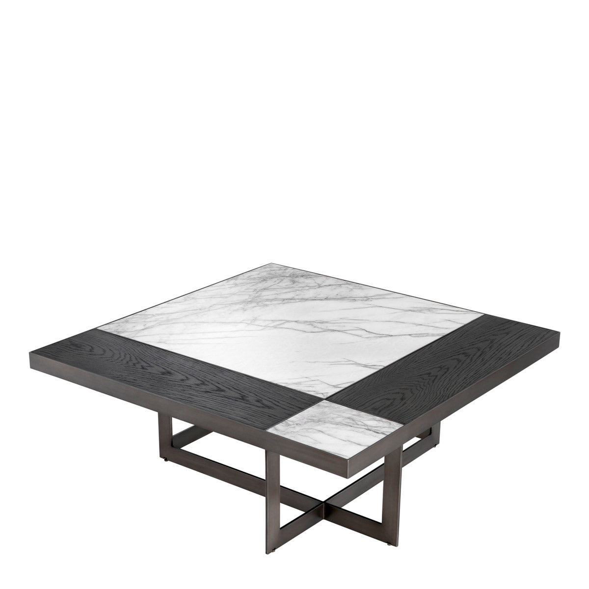 Eichholtz Coffee Table Hermoza The chic Hermoza Coffee Table successfully couples the richness of Italian bianco lilac marble and