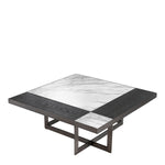 Eichholtz Coffee Table Hermoza The chic Hermoza Coffee Table successfully couples the richness of Italian bianco lilac marble and