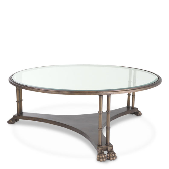 Eichholtz Coffee Table Lioness Behold the "Side Table Lioness" by Eichholtz, an ode to a French tripod table (ca.