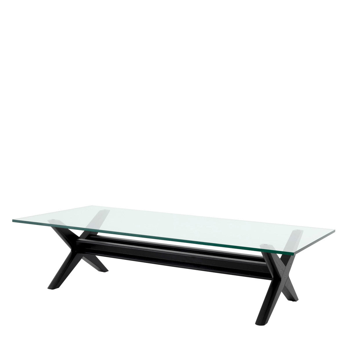 Eichholtz Coffee Table Maynor Pairing simplicity with quality, the classic black Maynor Coffee Table reminds one of iconic Chandigarh