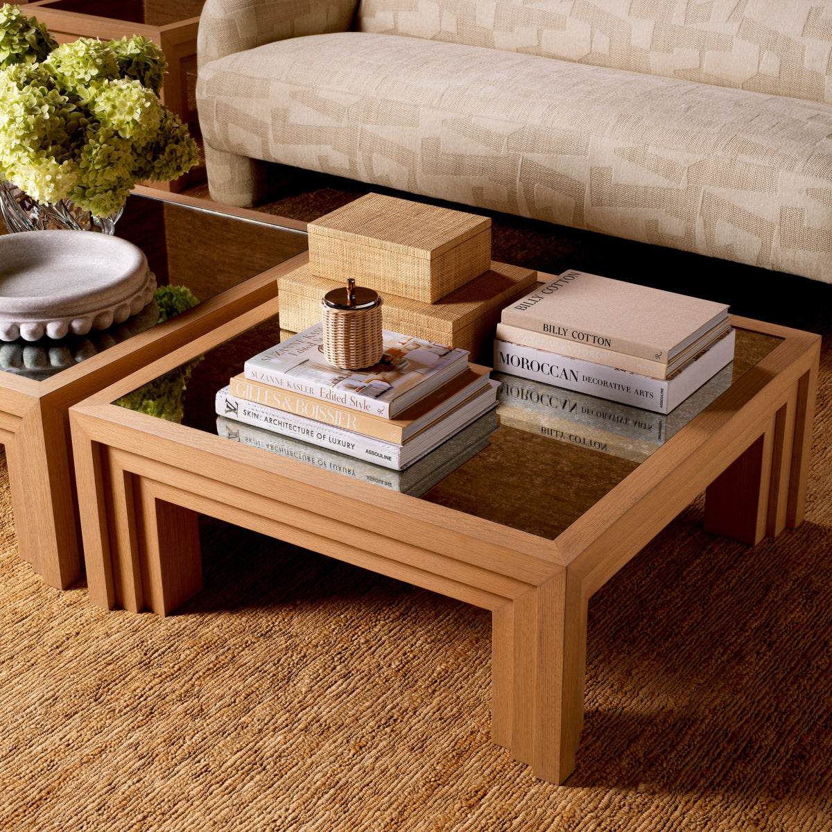 Eichholtz Coffee Table Metropolitan from the sleek lines of The Met's front steps, this piece evokes the elegance of