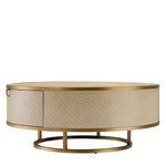Eichholtz Coffee Table Napa Valley Coffee Table features a stainless steel frame and is lined with woven oak veneer. Two