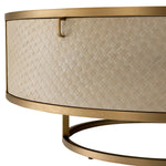 Eichholtz Coffee Table Napa Valley large drawers with stainless steel handles offer ample storage space. Coffee Table Napa Valley Crafted