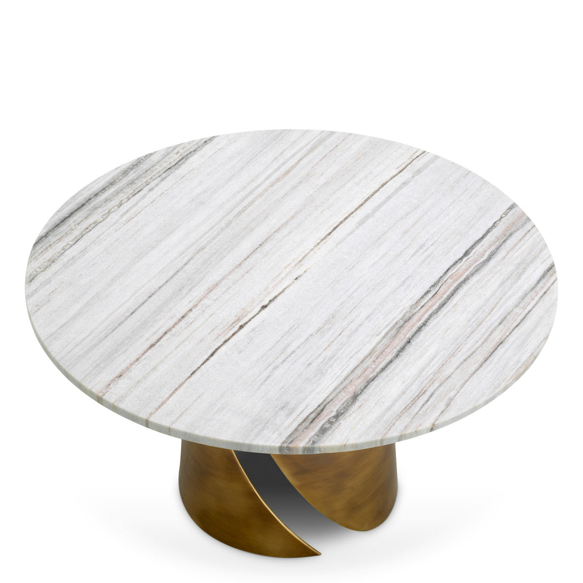 Eichholtz Coffee Table Nuova marble top and a vintage brass finish. This opulent coffee table introduces timeless elegance into