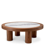 Eichholtz Coffee Table Presedio Discover the allure of the Presedio Coffee Table, where walnut veneer elegantly frames a Bianco
