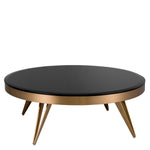 Eichholtz Coffee Table Rocco bevelled black glass and contemporary style will add a chic touch to your ensemble. Anti-scratch