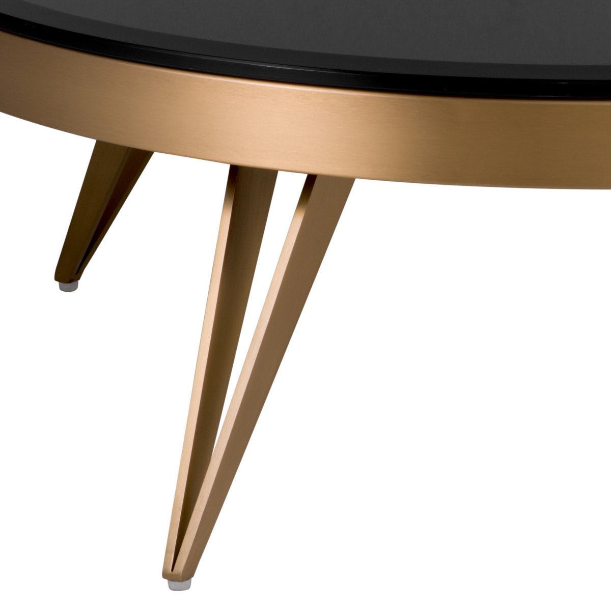 Eichholtz Coffee Table Rocco protective pads on the legs help to prevent scratches on floors. Coffee Table Rocco Crafted