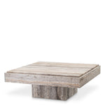 Eichholtz Coffee Table Sartoria Elevate your living space with the Sartoria Coffee Table in Silver Travertine. Its darker, refined