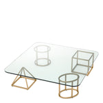 Eichholtz Coffee Table Speiser materials for a statement in any luxury interior. Dimensions W 47.0" D 47.0" H 12.0"