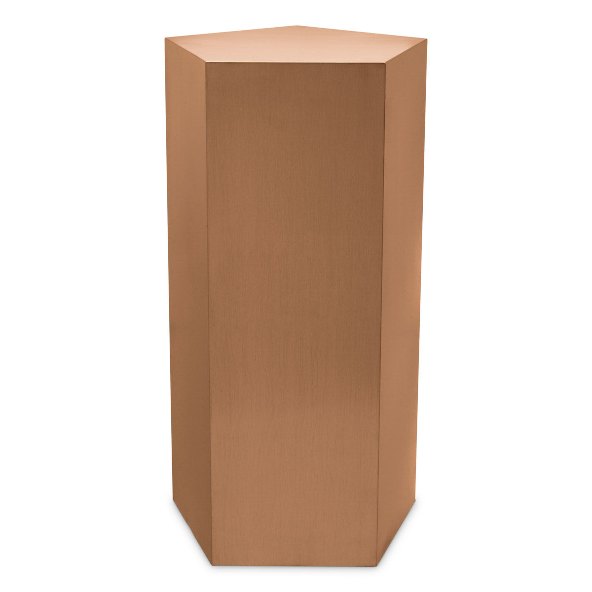 Eichholtz Column Meissner S copper finish, this designer pedestal with a height of 80 cm adds radiance and splendour