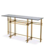 Eichholtz Console Table Quinn High style is at the beating heart of the enchanting Quinn console table. Warm brushed