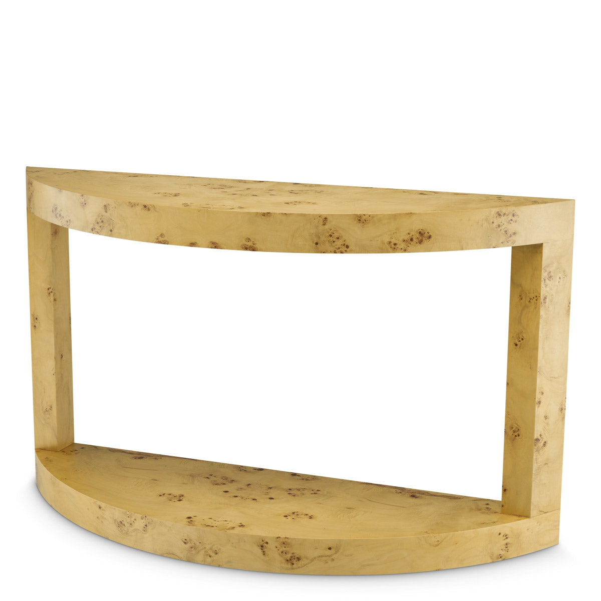 Eichholtz Console Table Raphael Discover sophistication with the Console Table Raphael, showcasing captivating mappa burl veneer. Its uni...