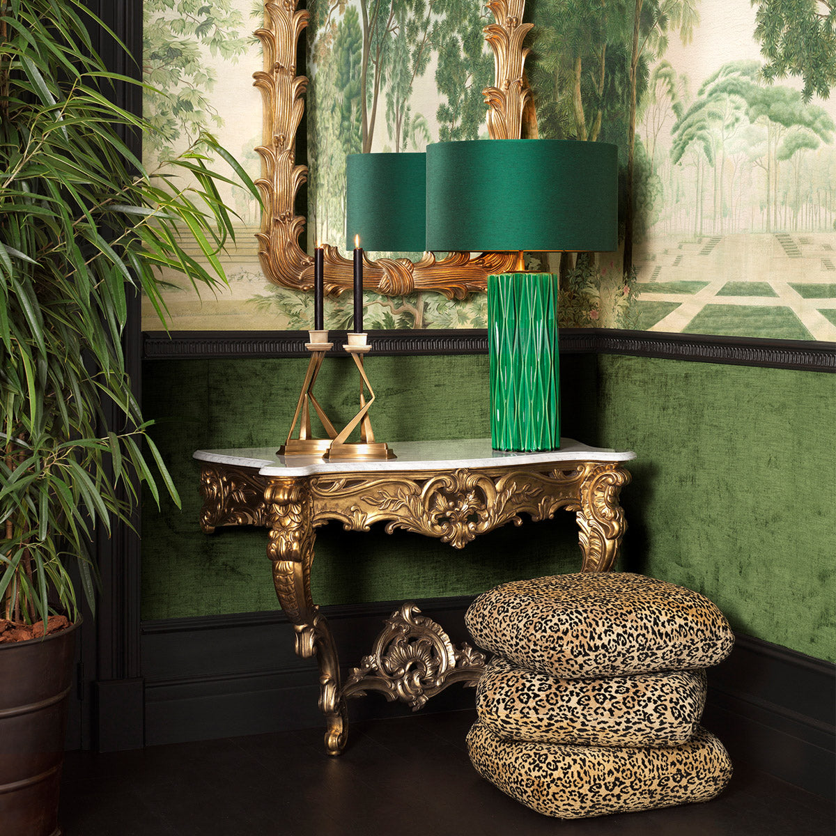 Eichholtz Console Table Rococo by the intricate carvings on a pair of 18th-century French Rococo console tables in The