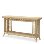 Eichholtz Console Table Saba Introducing the Eichholtz Console Table Saba, crafted from natural rattan. This versatile piece combines nat...