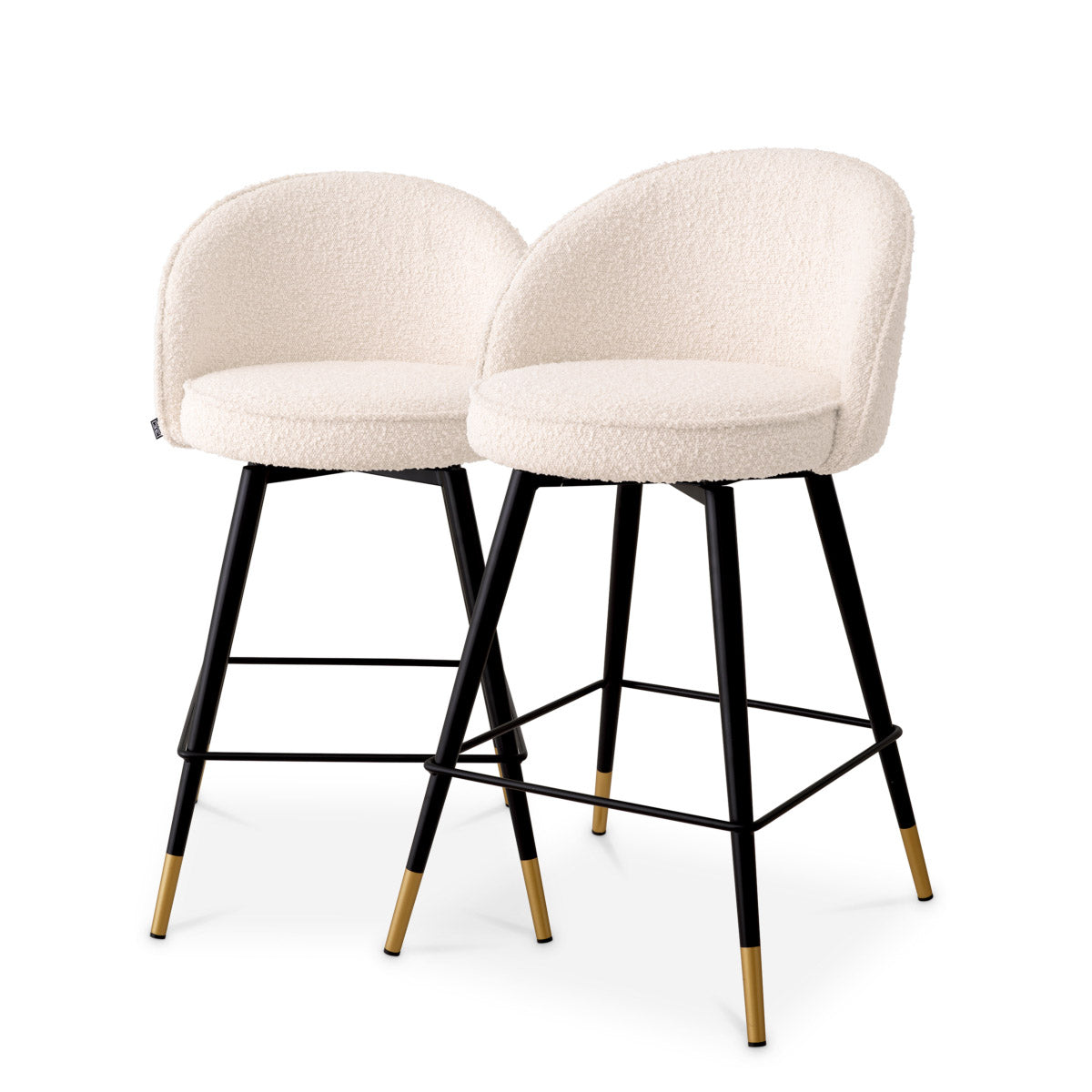 Eichholtz Counter Stool Cooper set of 2 The exquisite Counter Stool Cooper is a stunning set of 2 that exude timeless elegance.