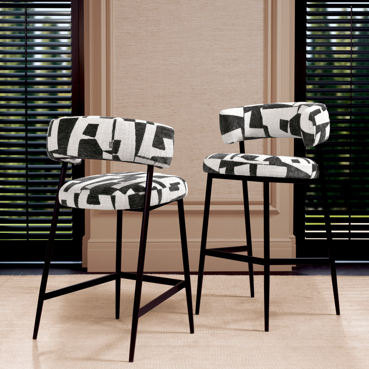 Eichholtz Counter Stool Folsom modern lifestyles, this iconic barstool is a must-have in any luxury furniture collection. Counter Stool