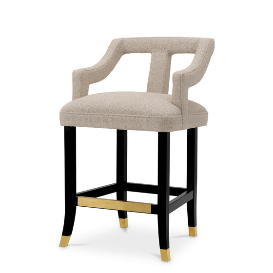 Eichholtz Counter Stool Roumier The Met x Eichholtz presents the Counter Stool Roumier, inspired by the neoclassical elegance of