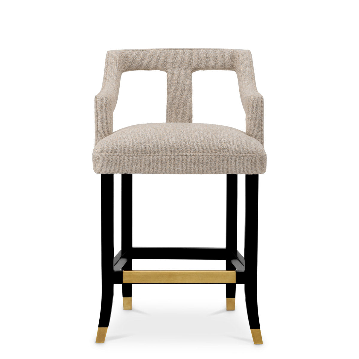 Eichholtz Counter Stool Roumier with brass accents, our interpretation of the Museum's chair exudes refined sophistication. Infuse your...