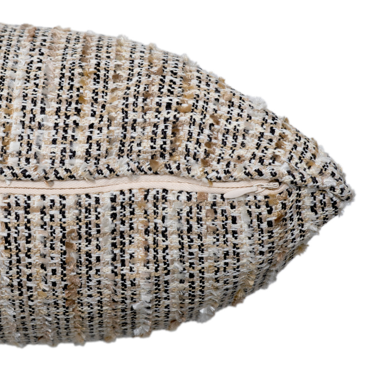 Eichholtz Cushion Mademoiselle square S or bed. This square throw cushion with rounded corners has a Mademoiselle beige cover in