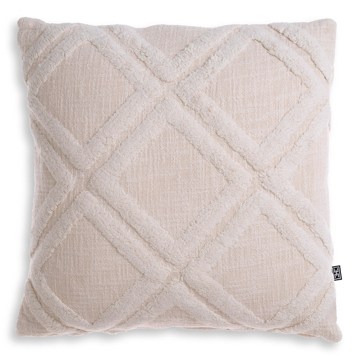 Eichholtz Cushion Maris L Experience the timeless sophistication of the Eichholtz cushion Maris L. This elegant off-white cushion, crafted