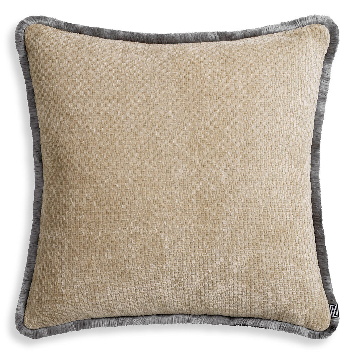 Eichholtz Cushion Paia L Indulge in the luxurious touch of the Eichholtz Cushion Paia L. This exclusive greige cushion,