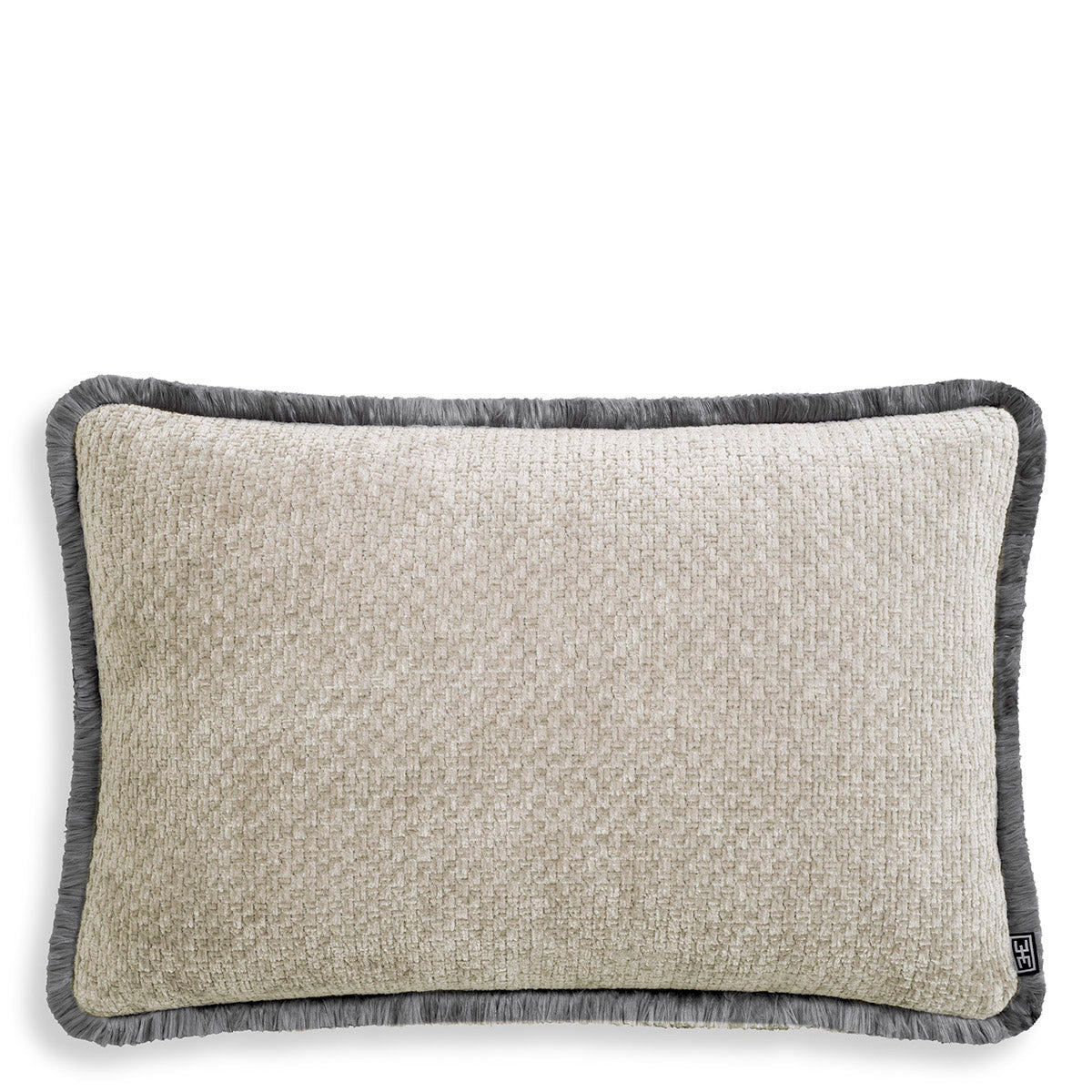 Eichholtz Cushion Paia rectangular Indulge in the luxurious touch of the Eichholtz Cushion Paia rectangular. This exclusive grey cushion,