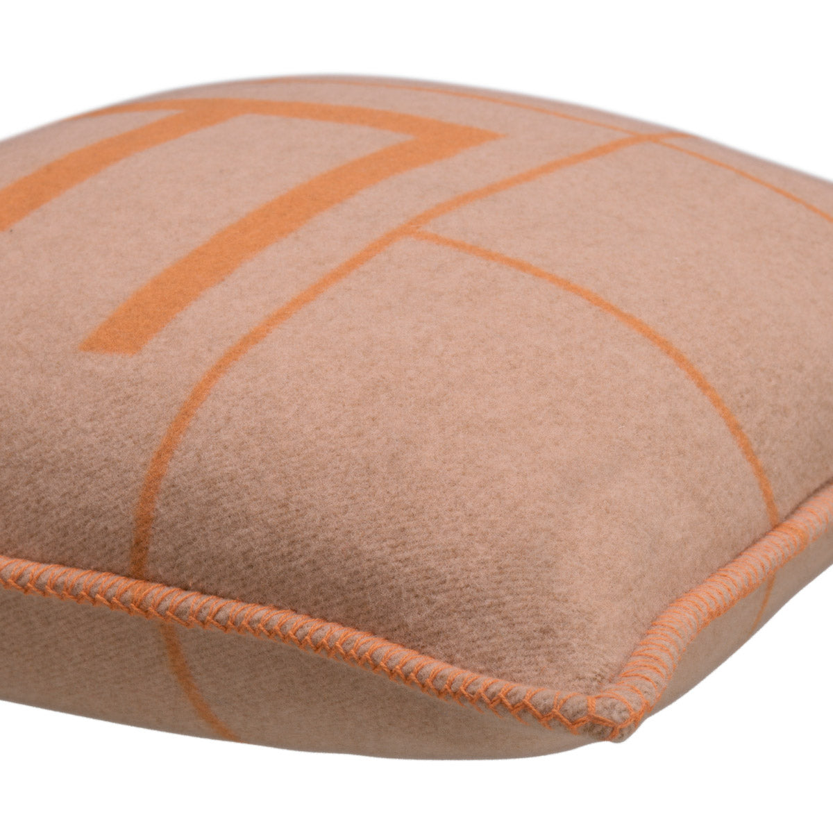 Eichholtz Cushion Rhoda S vibrant orange. This luxury accessory, crafted from the finest wool, embodies comfort and style. Part