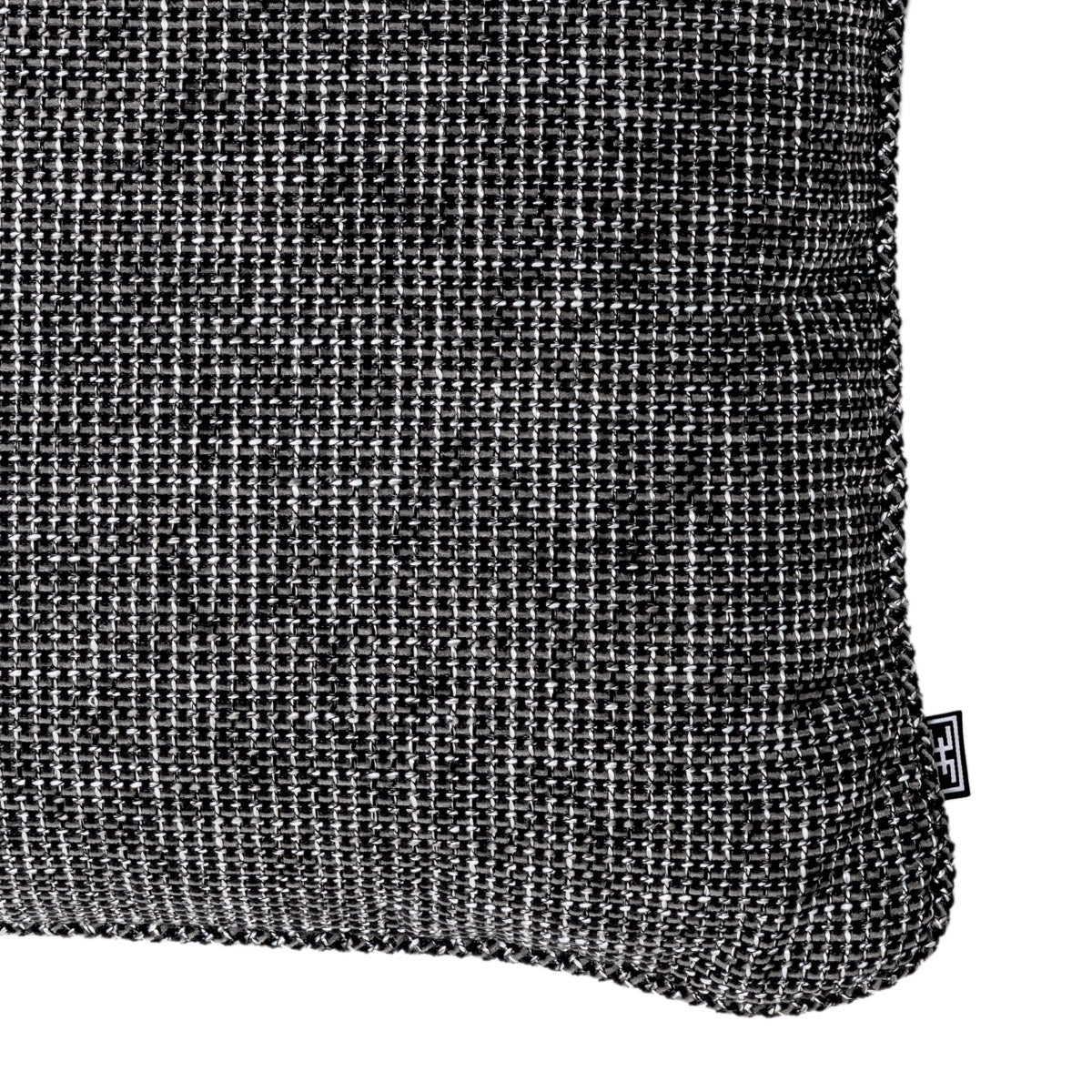 Eichholtz Cushion Rocat square L this large square scatter cushion with Rocat black cover adds additional comfort to your lounge