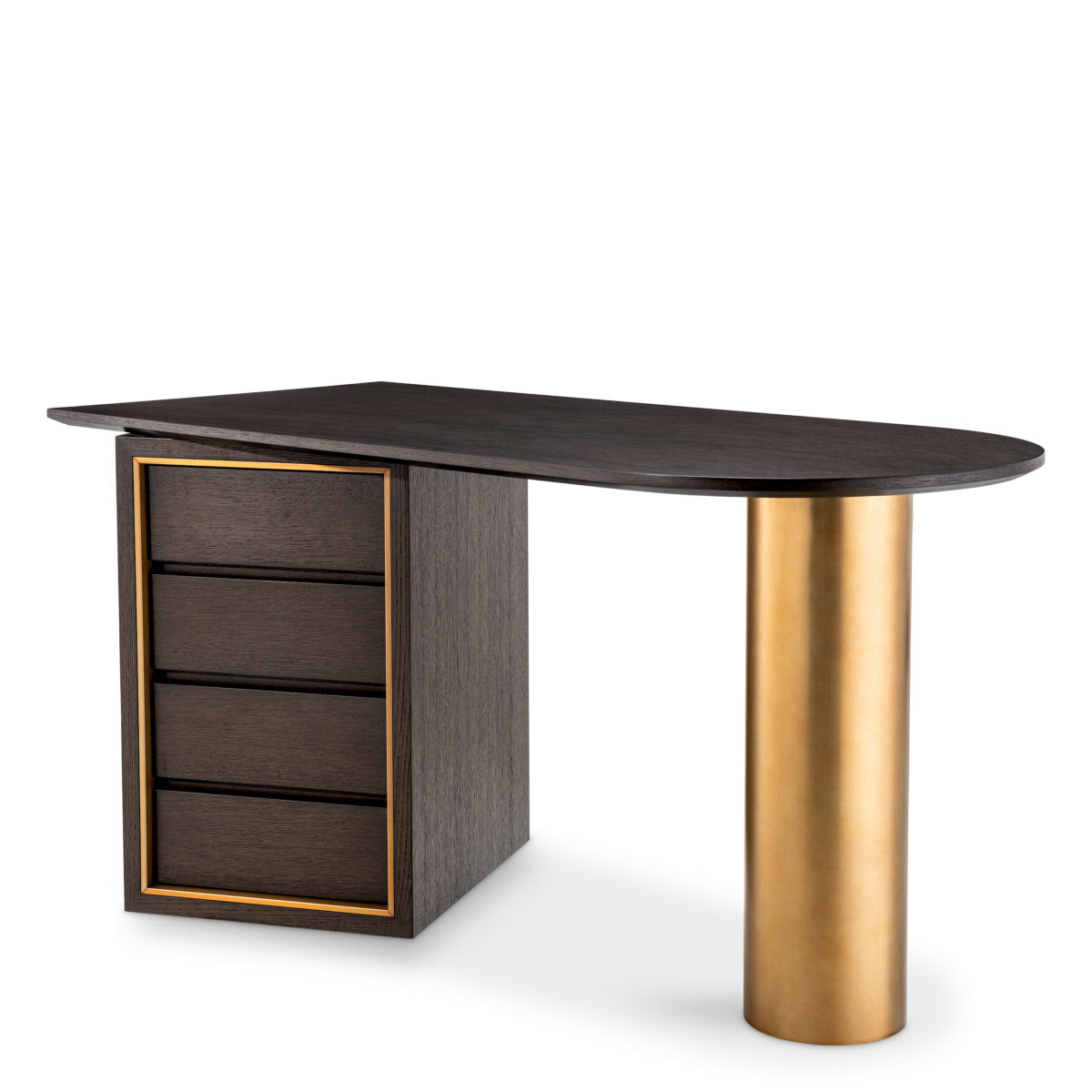 Eichholtz Desk Del Rio of natural beauty, while the brushed brass finish adds a modern and luxurious look. The