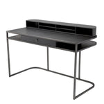 Eichholtz Desk Highland The charcoal brown oak veneer Highland Desk is a beautifully streamlined writing desk in retro